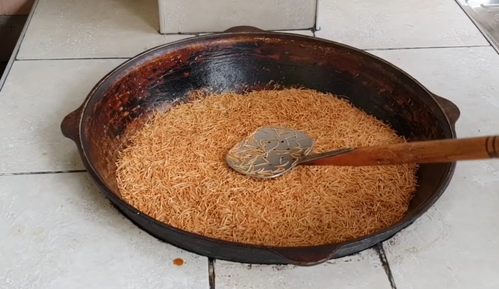 плов из мелкой вермишели