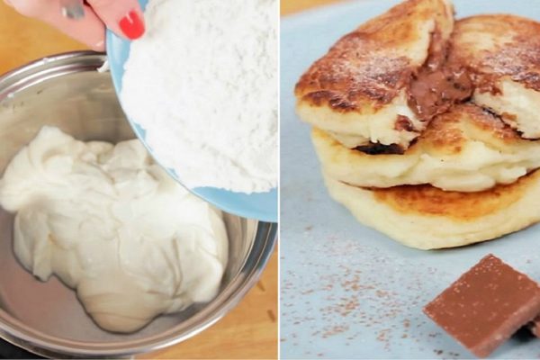 200 г творога, 1 яйцо, 70 г муки и секретный ингредиент — лучшие сырники, которые я пробовал!