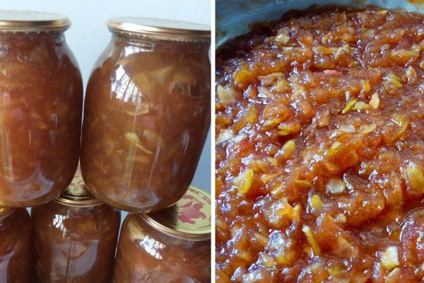 Яблочное повидло с уксусом и как довести его до состояния мармелада