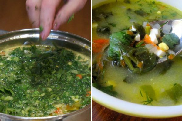 Развелся и научился варить зеленый борщ сам, без него весна не наступает