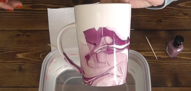 как разукрасить чашку