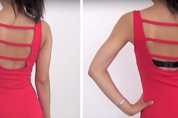 Делаем бюстгальтер без спинки. Замечательная идея, которая спасла в свое время не одну девушку.