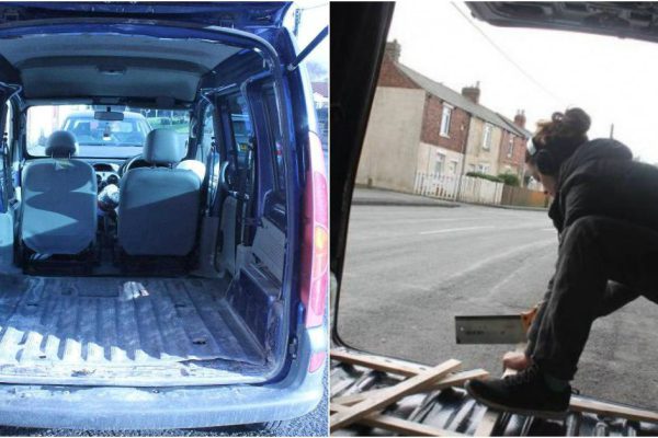 Эта хрупкая девушка гениально переделала свой старенький фургон! Просто нет слов…