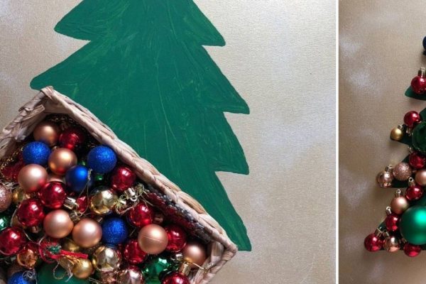 Как сделать елку из подручных материалов