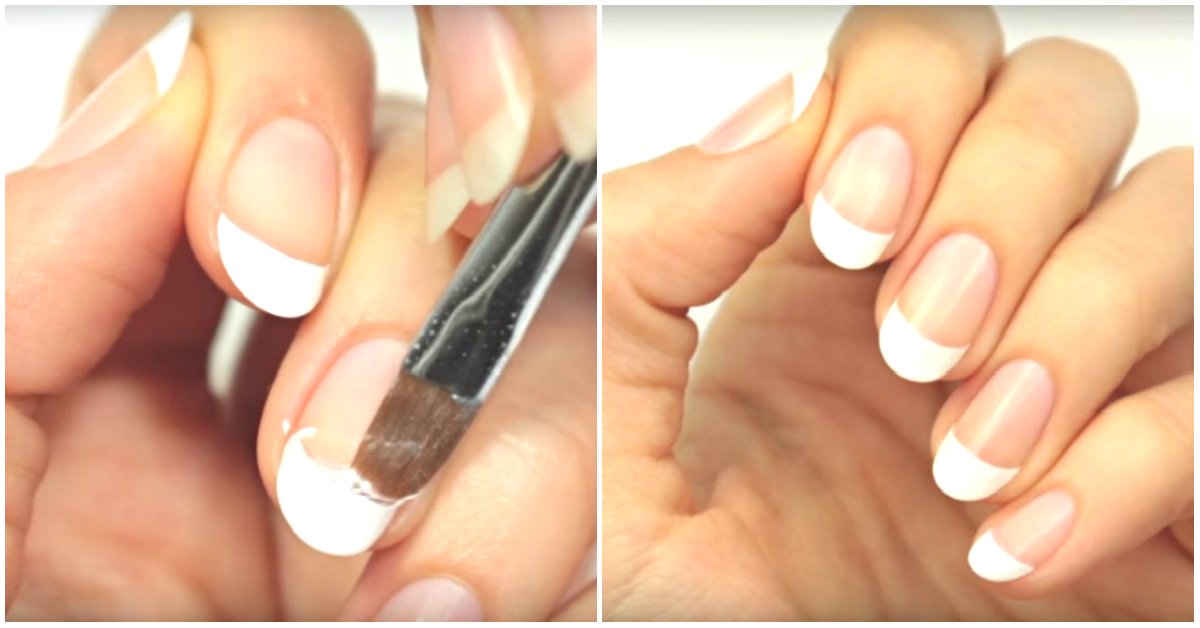 Как сделать французский маникюр