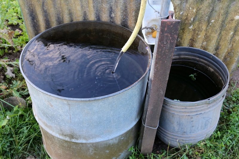 бочка с водой