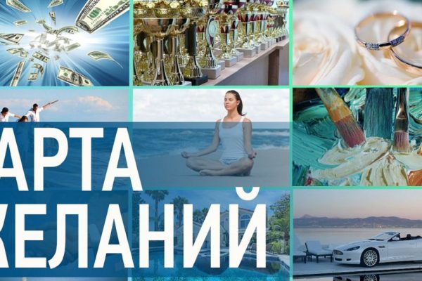 Карта желаний! Вот как составить, чтобы всё сбылось.