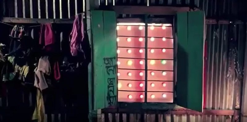 кондиционер из пластиковых бутылок