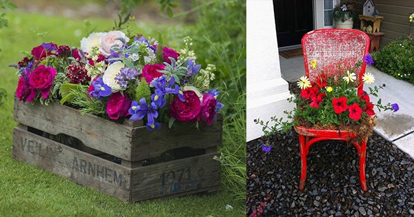 Как использовать старый комод на приусадебном участке