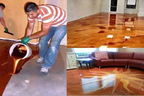 Ребята вылили на пол ведро краски, чем повергли хозяйку в шок. Но она об этом не пожалела!