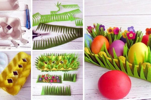 Инструкция по изготовлению корзины и подставки под пасхальные яйца