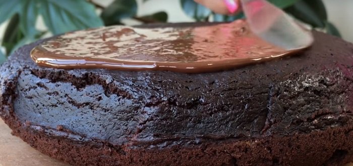 шоколадный торт из блинов