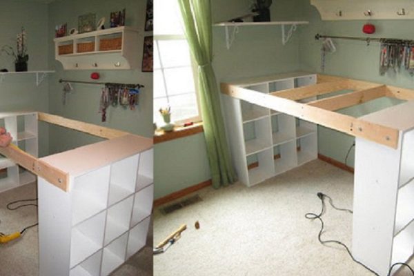 Когда ты увидишь, что он соорудил из 3 стеллажей, придешь в восторг. Такого функционального предмета не хватает в моей квартире!
