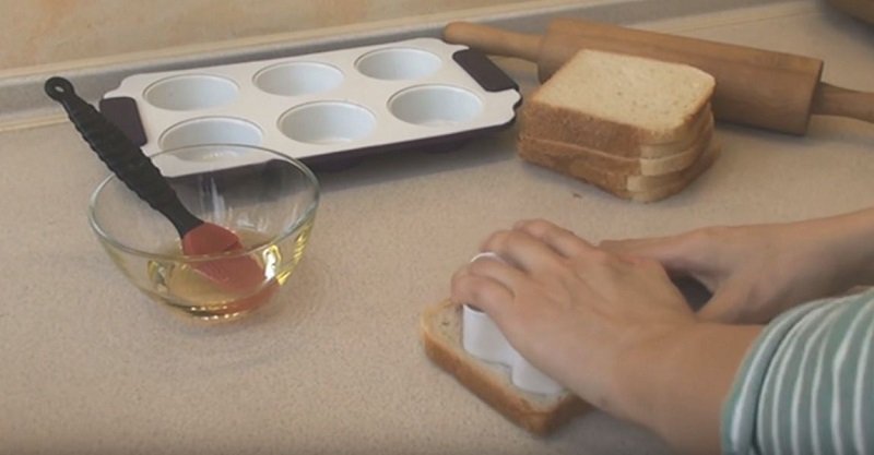 Как сделать тарталетки из хлеба для тостов Вдохновение,Кулинария,Закуски,Лайфхаки,Хлеб