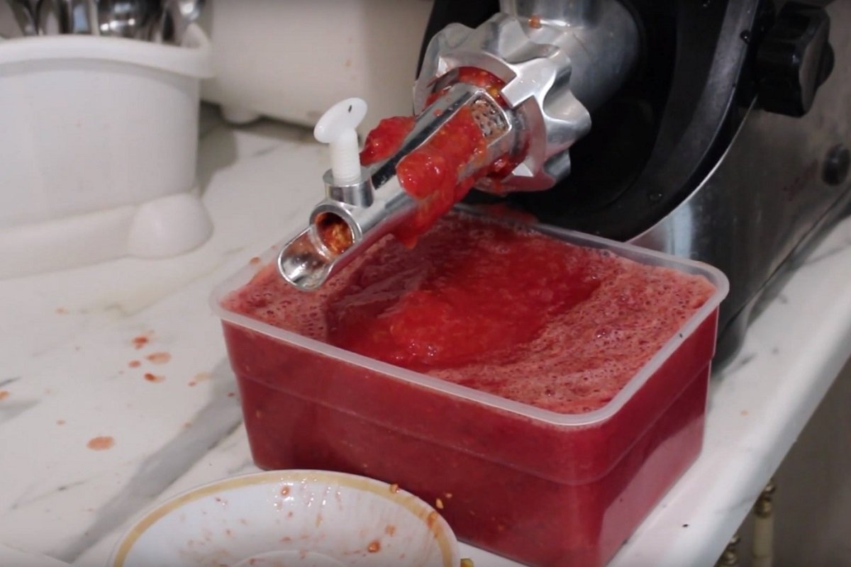 как сделать томатный сок быстро