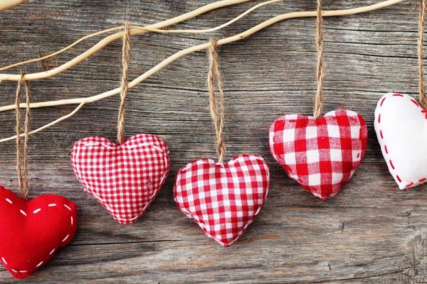 Как сделать валентинку из ткани