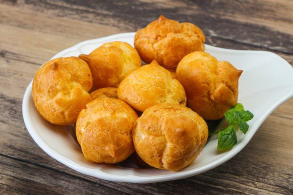 Рецепт профитролей с селедочным маслом