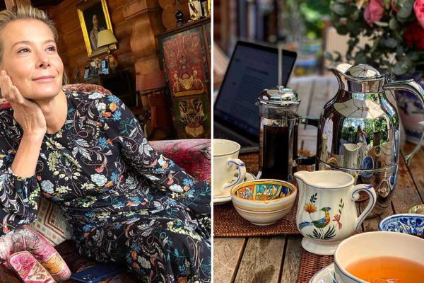 Повар подглядывает, как сервирует стол Юлия Высоцкая