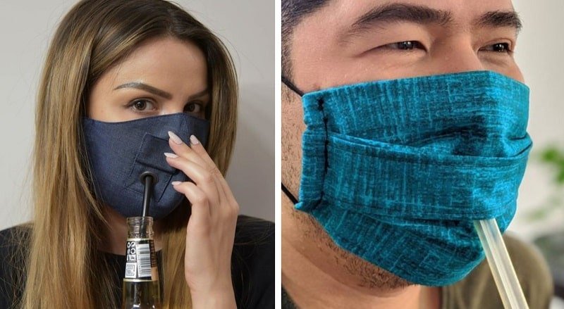 необычная маска