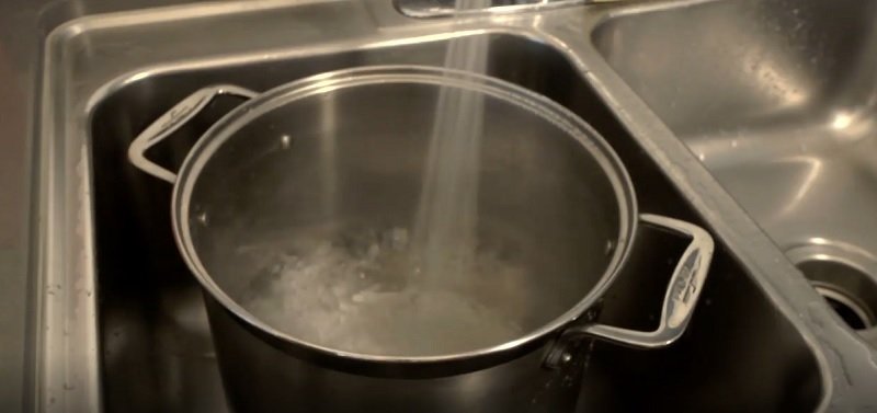 как сварить спагетти в сковородке