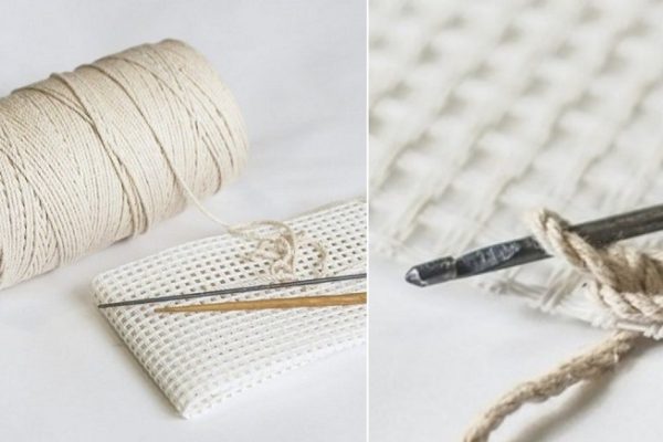 Как связать коврик крючком