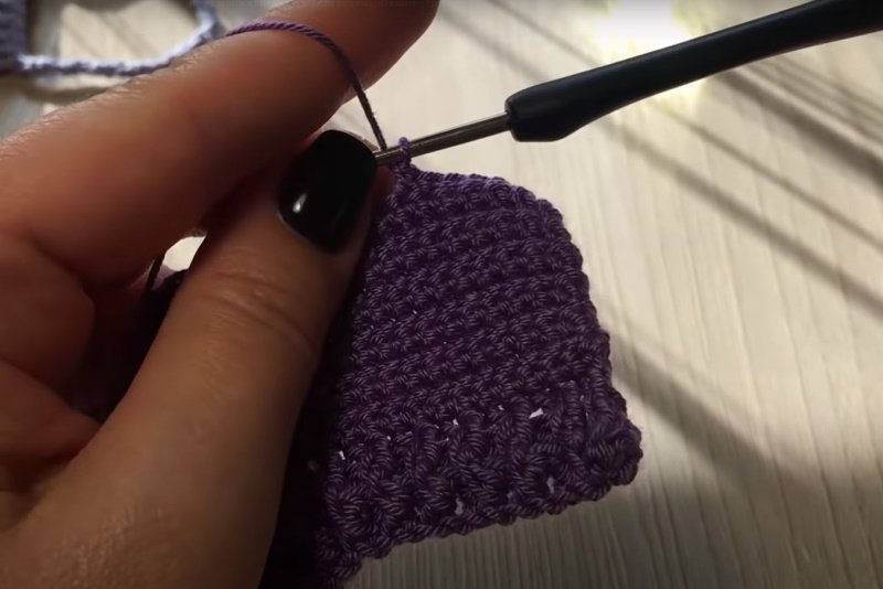 маска крючком видео