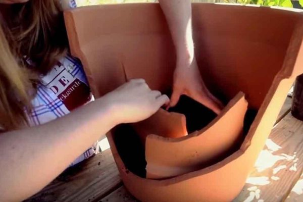 Еще вчера это был разбитый цветочный горшок. То, во что он превратился, зачаровывает!