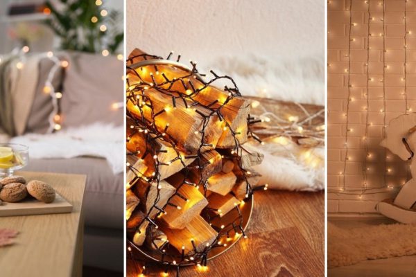 Как красиво украсить комнату гирляндой