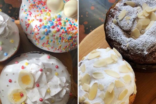 Жена священника так украшает куличи в 2021 году