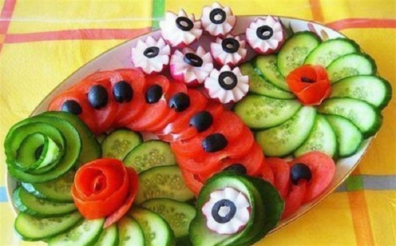 идеи нарезки для праздничного стола