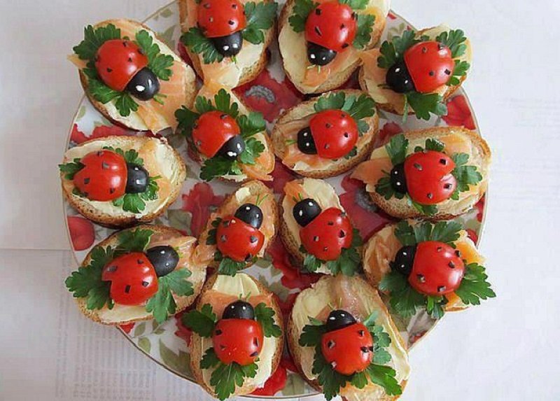 идеи нарезки для праздничного стола