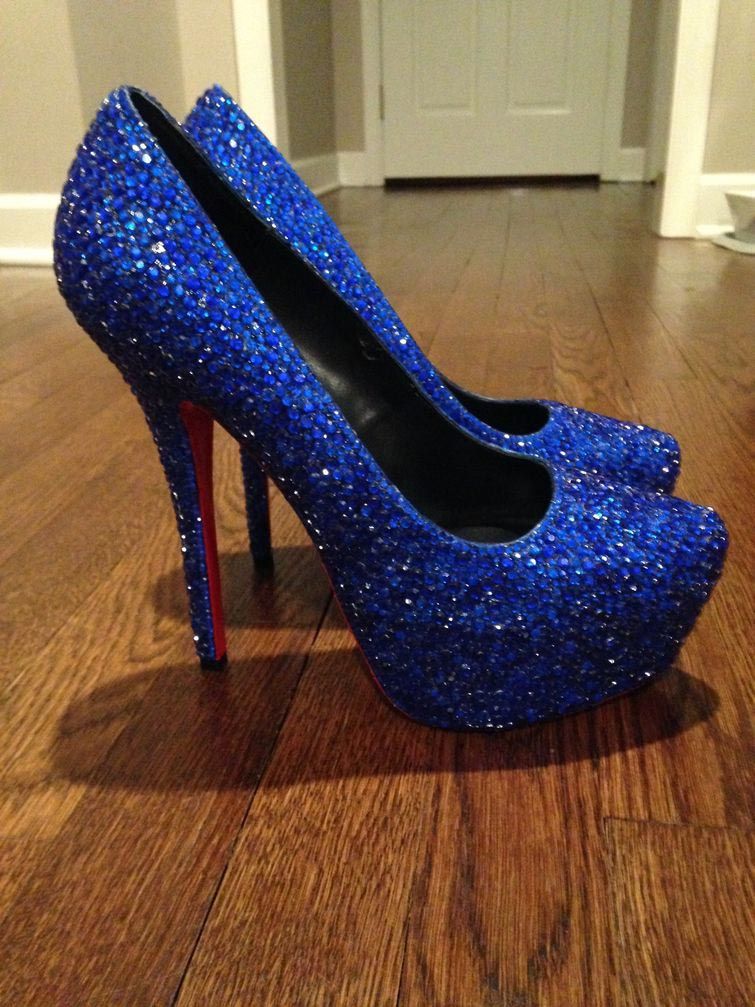 синие туфли