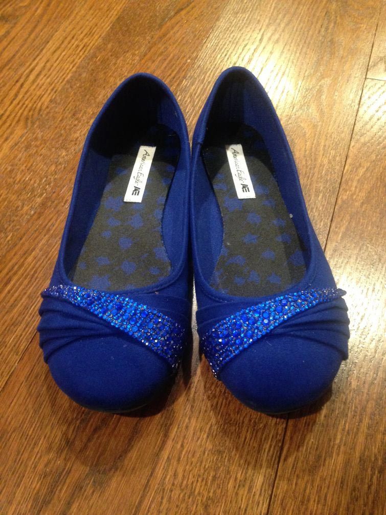 синие туфли