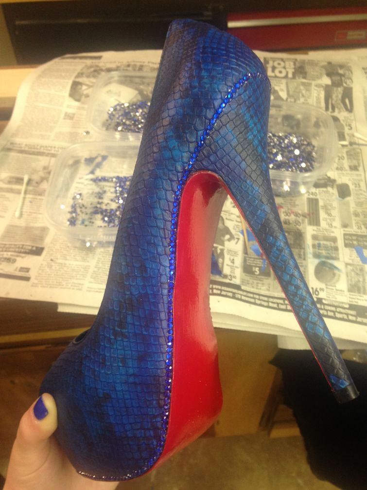 как украсить туфли