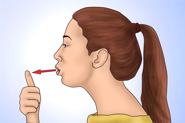 Толковый специалист научил дуть на большой палец, повторяю каждый день