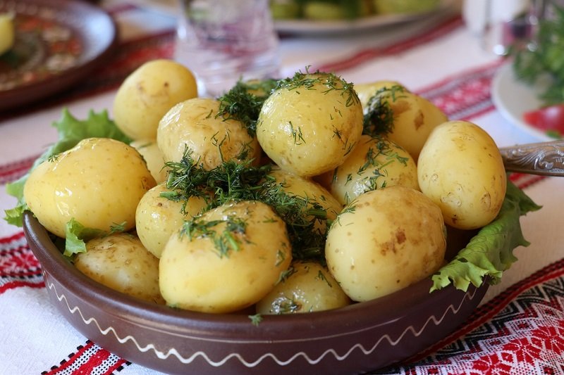 как варить картошку в мундире