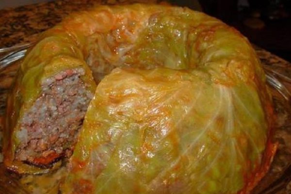 Рецепт ленивого голубца из молодой капусты