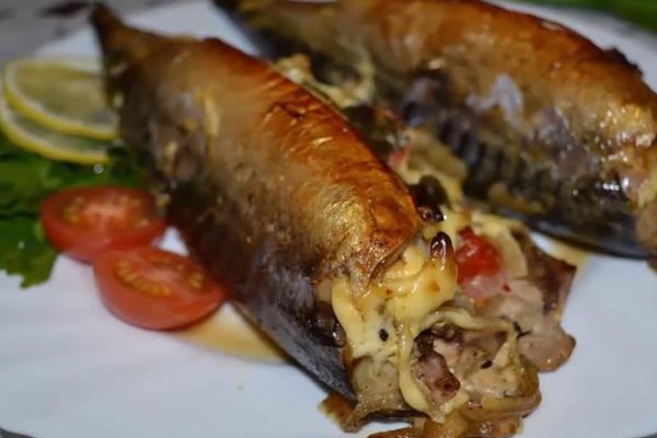 Как приготовить фаршированную скумбрию в духовке