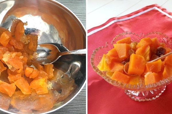 Рецепт карамелизированной тыквы