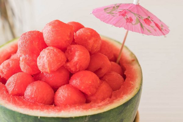 fresh watermelon on the table
