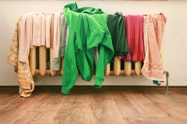 Где сушить одежду в маленькой квартире