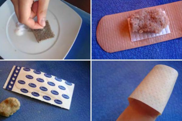 Она разжевала черный хлеб с солью, затем взяла пластырь… Всё стало на свои места!