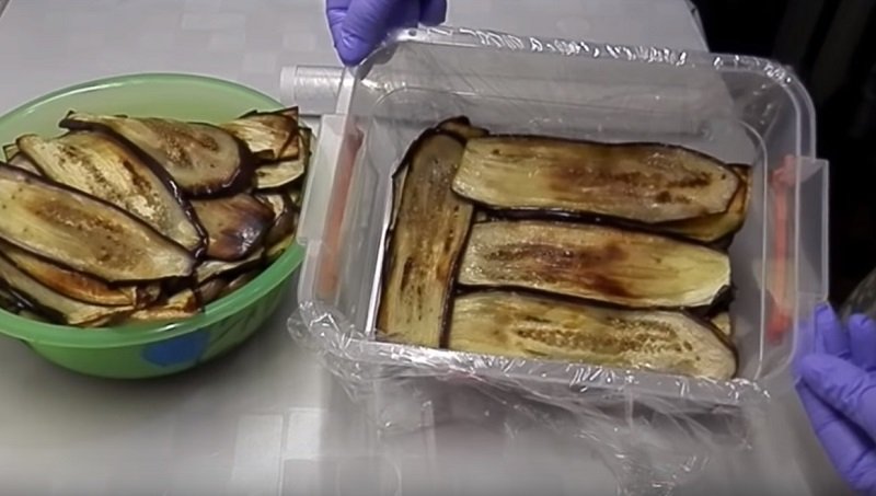 заморозить баклажаны на зиму кусочками