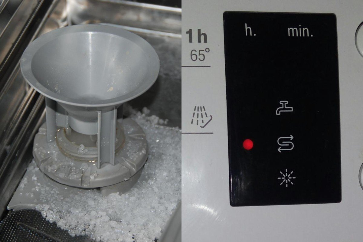 Как засыпать соль в посудомоечную машину и чем ее можно заменить