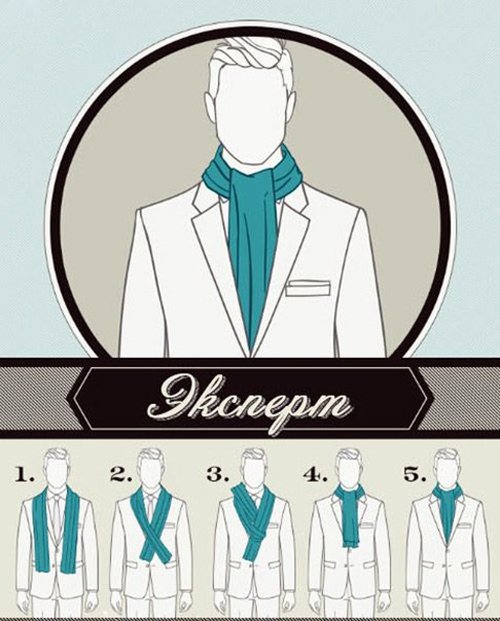 как завязать шарф