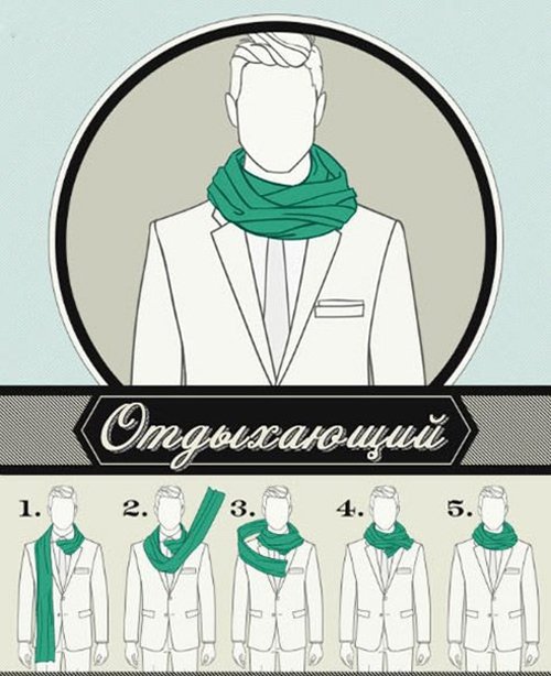 как завязать шарф