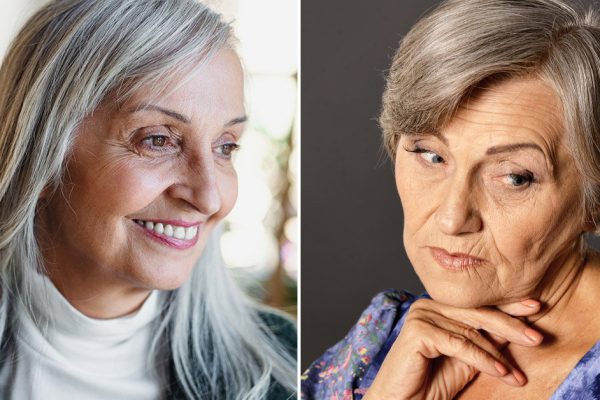 Женщины западных стран носят длинную седую гриву, а наши дамы любят покороче, разница в образах впечатляет