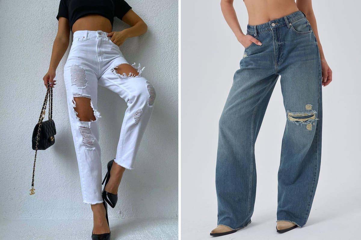 устаревшие джинсы
