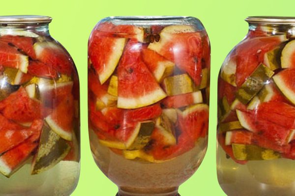 Суперрецепт соленых арбузов в банках № 1 из записной книжки