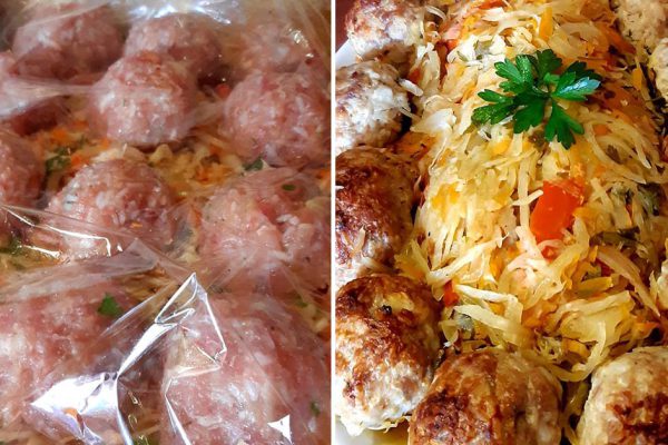 Прием, что поможет стушить капусту в рукаве будто в сельском казане